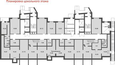 Центральный проезд, д.2 - планировка